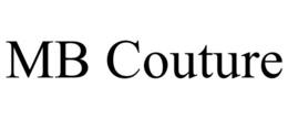 Mark drawing for MB COUTURE