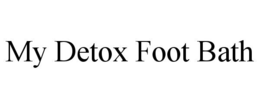 Mark drawing for MY DETOX FOOT BATH