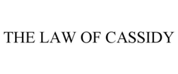 Mark drawing for THE LAW OF CASSIDY