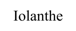 Mark drawing for IOLANTHE