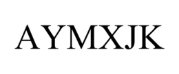 Mark drawing for AYMXJK