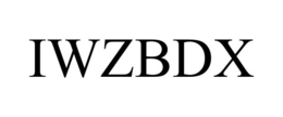 Mark drawing for IWZBDX