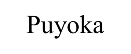 Mark drawing for PUYOKA