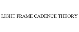 Mark drawing for LIGHT FRAME CADENCE THEORY
