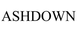 Mark drawing for ASHDOWN