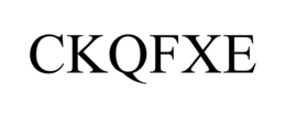 Mark drawing for CKQFXE