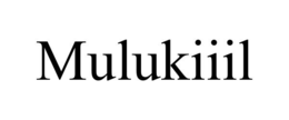 Mark drawing for MULUKIIIL