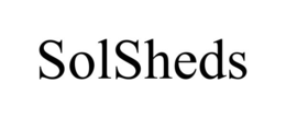 Mark drawing for SOLSHEDS