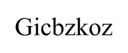 Mark drawing for GICBZKOZ