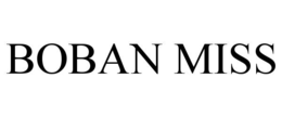 Mark drawing for BOBAN MISS