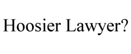 Mark drawing for HOOSIER LAWYER?