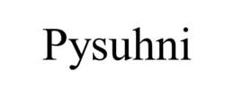 Mark drawing for PYSUHNI
