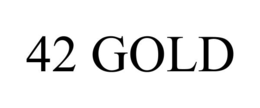 Mark drawing for 42 GOLD