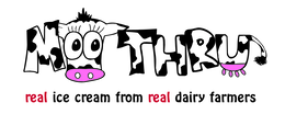 Mark drawing for MOO THRU REAL ICE CREAM FROM REAL DAIRY FARMERS