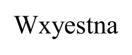 Mark drawing for WXYESTNA