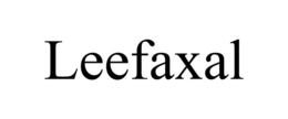 Mark drawing for LEEFAXAL