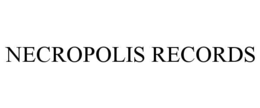 Mark drawing for NECROPOLIS RECORDS