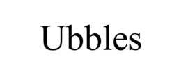 Mark drawing for UBBLES