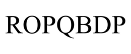 Mark drawing for ROPQBDP
