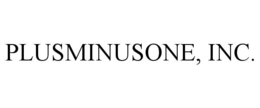 Mark drawing for PLUSMINUSONE, INC.