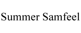 Mark drawing for SUMMER SAMFEEL
