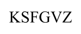 Mark drawing for KSFGVZ