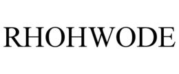 Mark drawing for RHOHWODE