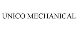 Mark drawing for UNICO MECHANICAL