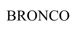 Mark drawing for BRONCO