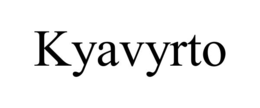 Mark drawing for KYAVYRTO
