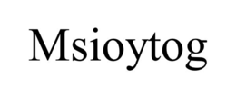 Mark drawing for MSIOYTOG