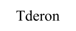Mark drawing for TDERON