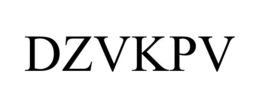 Mark drawing for DZVKPV
