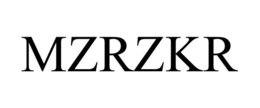 Mark drawing for MZRZKR