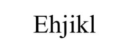 Mark drawing for EHJIKL