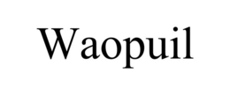 Mark drawing for WAOPUIL