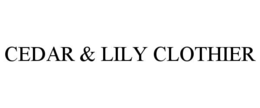 Mark drawing for CEDAR & LILY CLOTHIER