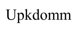 Mark drawing for UPKDOMM