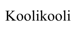 Mark drawing for KOOLIKOOLI