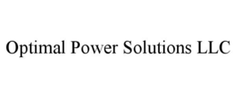 Mark drawing for OPTIMAL POWER SOLUTIONS LLC