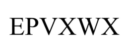 Mark drawing for EPVXWX