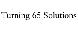 Mark drawing for TURNING 65 SOLUTIONS
