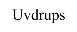 Mark drawing for UVDRUPS