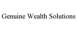 Mark drawing for GENUINE WEALTH SOLUTIONS