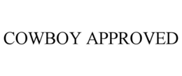 Mark drawing for COWBOY APPROVED