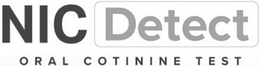 Mark drawing for NIC DETECT ORAL COTININE TEST