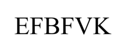 Mark drawing for EFBFVK