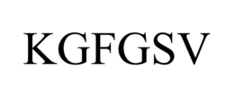 Mark drawing for KGFGSV