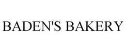 Mark drawing for BADEN'S BAKERY