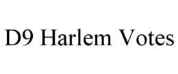 Mark drawing for D9 HARLEM VOTES